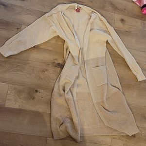 Pinkblush duster cardigan